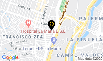 Mapa de Natural Organic en Medellín