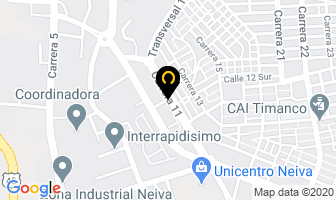 Mapa de Natural Spa en Neiva