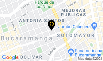 Mapa de Natural's en Bucaramanga