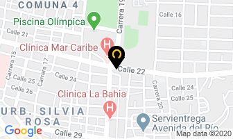 Mapa de Naturizza en Santa Marta