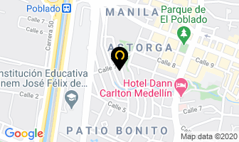 Mapa de Nazcocentro De Relajación en Medellín