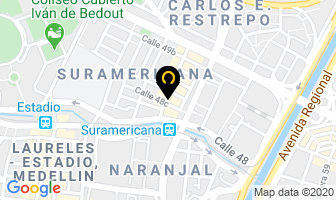 Mapa de Negocios Y Divisas Diners en Medellín