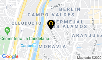 Mapa de Negros Barberia en Medellín
