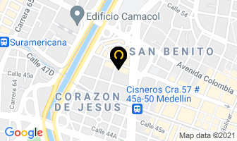 Mapa de Neinco en Medellín