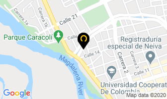 Mapa de Neivalarmas en Neiva