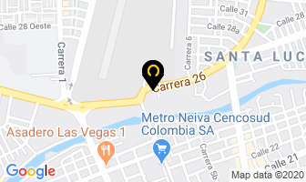 Mapa de Neivana De Vidrios en Neiva