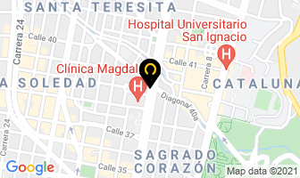 Mapa de Nelly Estupiñan en Bogotá D.C