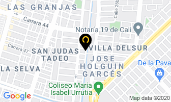 Mapa de Nelson German Rosales en Cali
