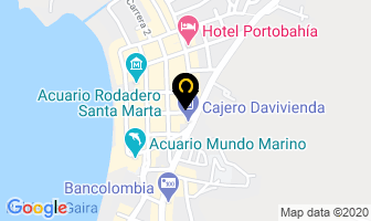 Mapa de Nelson Tattoo en Santa Marta