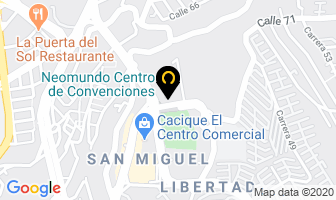 Mapa de Neomundo en Bucaramanga