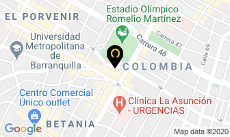 Mapa de Neumodiagnóstico Ltda. en Barranquilla