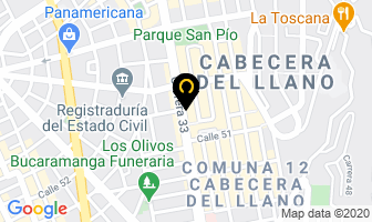Mapa de New Age Systems en Bucaramanga