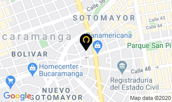 Mapa de New Dental en Bucaramanga