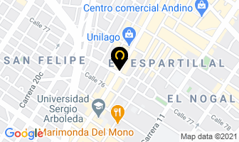 Mapa de New World en Bogotá D.C