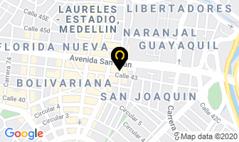 Mapa de New&clean De Colombia en Medellín