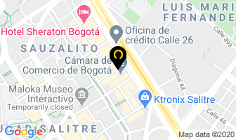Mapa de Nexans Colombia S.a. en Bogotá D.C