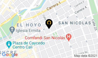 Mapa de Nexo Gráfico Impresores en Cali