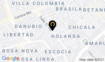 Mapa de Nic.com en Bogotá D.C