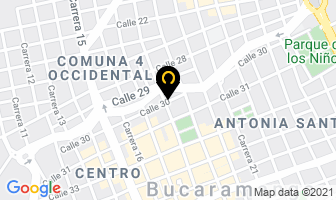 Mapa de Niky Pollo en Bucaramanga
