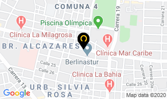 Mapa de Nilba Campo Diseñadora De Modas en Santa Marta
