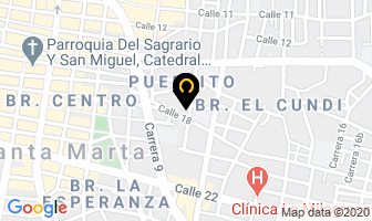 Mapa de Nios Publicidad en Santa Marta