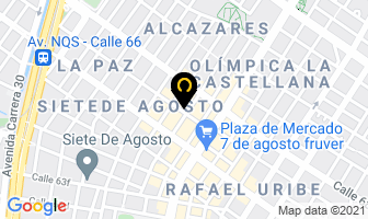 Mapa de Nipón Suzuki en Bogotá D.C