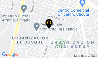 Mapa de Nissy E.u. en Cúcuta