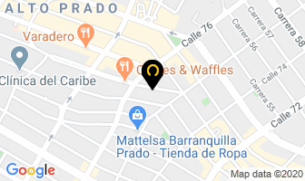 Mapa de Nobel Impresores S.a. en Barranquilla