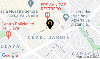 Mapa de Noche De Luz en Bogotá D.C