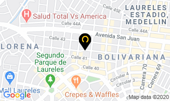 Mapa de Nodrizza Network en Medellín