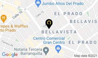 Mapa de Norcontrol Colombia en Barranquilla
