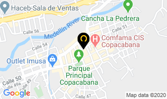 Mapa de North Papeles en Copacabana