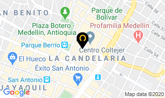 Mapa de Notaria 16 en Medellín