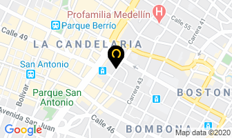 Mapa de Notaria Cuarta Medellin en Medellín
