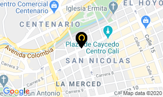 Mapa de Notaria Decima en Cali