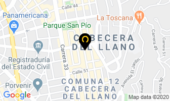 Mapa de Notaria Octava en Bucaramanga