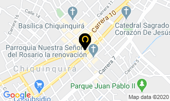 Mapa de Notaria Primera en Chiquinquirá