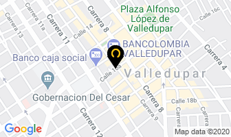 Mapa de Notaria Primera De Valledupar en Valledupar