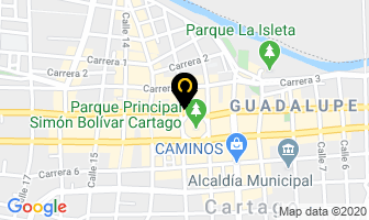 Mapa de Notaría Segunda en Cartago