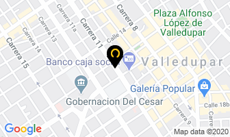 Mapa de Notaria Segunda De Valledupar en Valledupar