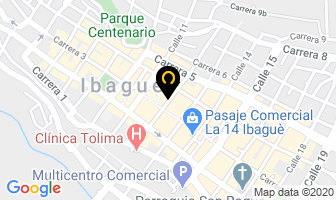 Mapa de Notaria Sexta en Ibagué