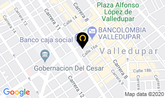 Mapa de Notaria Tercera De Valledupar en Valledupar