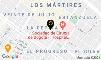 Mapa de Noti Repuestos en Bogotá D.C
