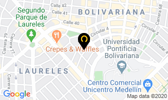 Mapa de Noticiero Hora 13 en Medellín