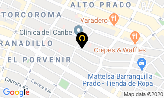 Mapa de Nova Médica Ltda. en Barranquilla