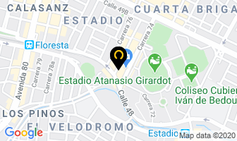Mapa de Novas Pizza en Medellín