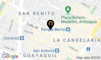 Mapa de Nove Insumos en Medellín