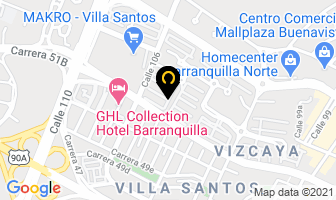 Mapa de Novedades Publicitarias en Barranquilla
