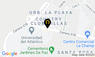 Mapa de Novedades Vargas Orozco en Barranquilla