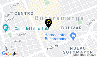 Mapa de Novias De Oro en Bucaramanga